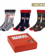 Marvel Socks 3-Pack Avangers 40-46